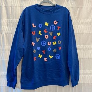 Harry Styles Love on Tour 2023 Authentic Crewneck (Blue)